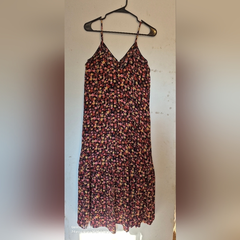 Mossimo Supply Co. Floral Pencil Skirt - Multicolor Long 46 - Picture 5 of 7